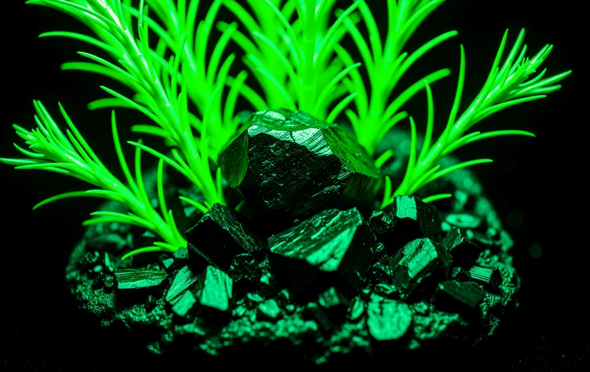 Volcanic energy and botanical life